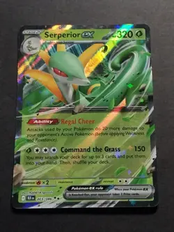 SERPERIOR EX - Pokemon TCG - 003/086 - Holo - SV: Black Bolt & White Flare - Image 1