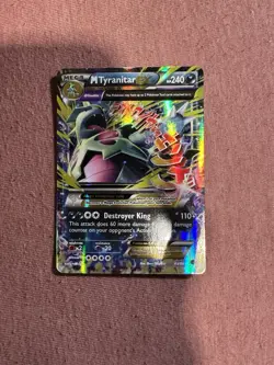 M Tyranitar EX XY - Ancient Origins #43/98 Holo Pokemon Ultra Rare LP - Image 1