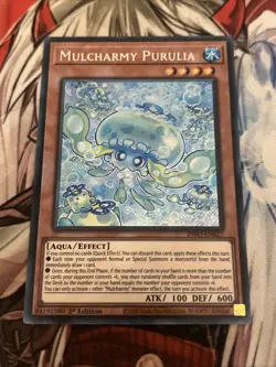 YUGIOH MULCHARMY PURULIA SECRET RARE INFO-EN027 NEAR MINT - Image 1
