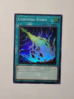 Lightning Storm - RA01-EN061 - Super Rare - 1st Edition - Yugioh NM/M (A175) - Image 1