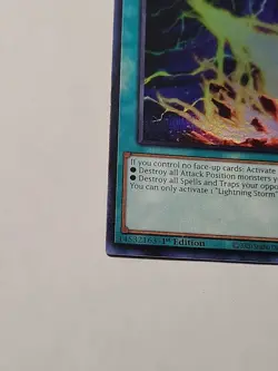 Lightning Storm - RA01-EN061 - Super Rare - 1st Edition - Yugioh NM/M (A175) - Image 3