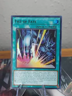 Fist of Fate - EGO1-EN003 - Ultra Rare - 1st Edition YuGiOh NM - Image 1