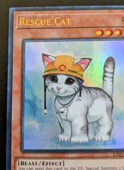 Rescue Cat RA02-EN001 1st Edition Ultra Rare Rarity Collection II Yu-Gi-Oh! TCG - Image 2