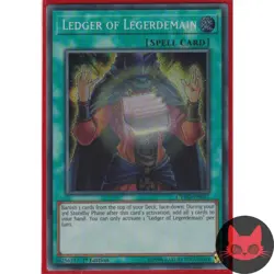 Yugioh Ledger of Legerdemain CHYO-EN067 Secret Rare 1st Edition NM - Image 1
