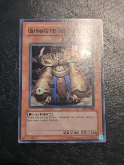Yu-Gi-Oh! SUPER RARE CARD GRANMARG THE ROCK MONARCH FET-EN009 VLP - Image 1