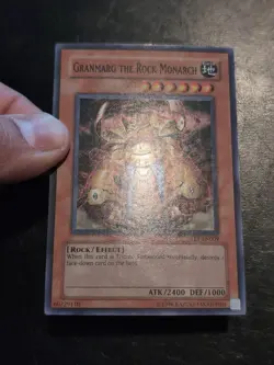 Yu-Gi-Oh! SUPER RARE CARD GRANMARG THE ROCK MONARCH FET-EN009 VLP - Image 2