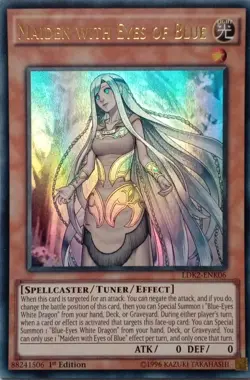 LDK2-ENK06 MAIDEN WITH EYES OF BLUE ULTRA RARE 1ST EDITION YuGiOh CARD - Image 1
