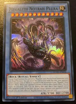 Megalith Notrah Plura DOOD-EN034 1st Ed. Super Rare Doom Of Dimensions Yu-Gi-Oh! - Image 1