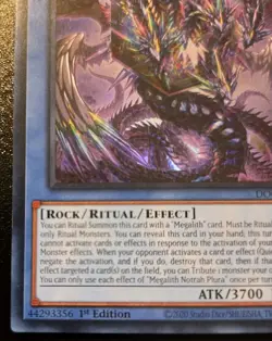 Megalith Notrah Plura DOOD-EN034 1st Ed. Super Rare Doom Of Dimensions Yu-Gi-Oh! - Image 4