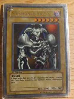 Yu-Gi-Oh! Summoned Skull 2002 MRD-003 1st Edition Ultra Rare Metal Raiders AE - Image 2