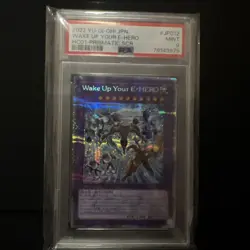 YuGiOh Wake Up Your Elemental HERO PSA 9-Prismatic Rare(JP Starlight) HC01-JP012 - Image 1