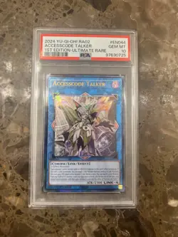 PSA 10 YU-GI-OH! RA02 Accesscode Talker 1st Edition Ultimate Rare - Image 1
