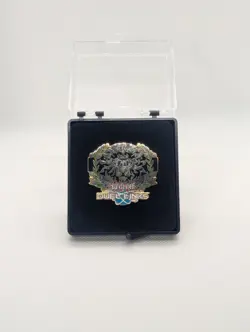 Official Yu-Gi-Oh! Duel Links Prize Lion Badge Pin Medal - Image 1