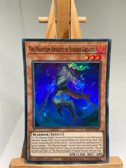 The Phantom Knights Of Stained Greaves - Super Rare 1st Ed MP21-EN167 NM YuGiOh - Image 1