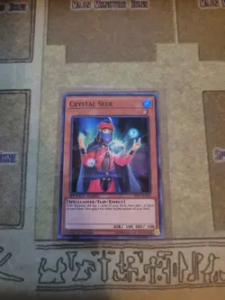 YUGIOH CRYSTAL SEER SBSC-EN003 SUPER 1ST ED SPEED DUEL NM - Image 1