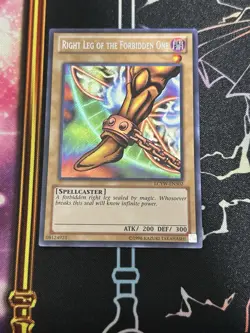 Right Leg of the Forbidden One LCYW-EN302 Secret Rare NM - Image 1