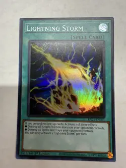 Yugioh TCG Lightning Storm RA01-EN061 25th Anniversary Rarity Collection 1st Ed - Image 1