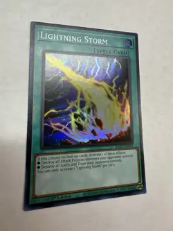 Yugioh TCG Lightning Storm RA01-EN061 25th Anniversary Rarity Collection 1st Ed - Image 5