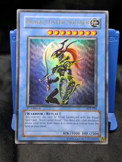 Yu-Gi-Oh! Black Luster Soldier SYE-024 Yugi Evolution 1st Edition Ultra Rare HP - Image 1