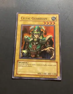 Yugioh Celtic Guardian Super Rare LOB-007 JL - Image 1