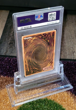 ULTRA-RARE 2004 Yu-Gi-Oh IOC-025 Black Luster Soldier EOTB 1st Edition PSA 8NM-M - Image 3