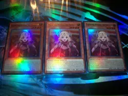 3x Dogmatika Ecclesia, the Virtuous 1st Edition Ultra Rare CH01-EN014 Yu-Gi-Oh! - Image 1