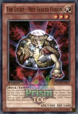 1st Ed The Light - Hex-Sealed Fusion SDCR-EN017 Yugioh - Image 1