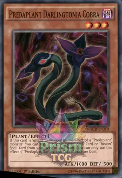 1st Ed Predaplant Darlingtonia Cobra MACR-EN010 Yugioh - Image 1