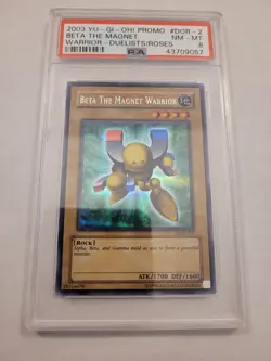 Beta the Magnet Warrior DOR-002 Secret Rare Yugioh LP - Image 1