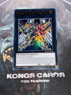 DUAD-EN042 Number F0: Utopic Future Zexal Ultra Rare 1st Ed YuGiOh! NEW - Image 1