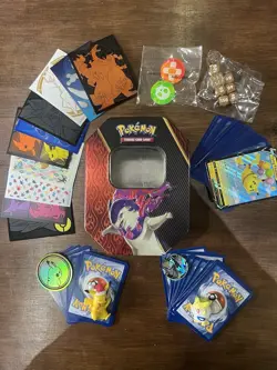 Pokemon Tin Bundle With Cards Included - Image 1