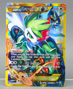 Pokemon TCG 2017 Shaymin EX 77a/108 XY Alternate Art Promo Card - Image 1