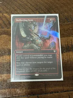 MTG English Deflecting Swat (Borderless) NM FOIL Commander Masters - Image 1