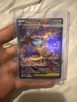 Mega Latias EX Pokemon Card 280 HP Holo Rare English Mega - Image 1