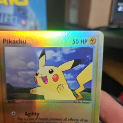 Vintage 2004 Pikachu Reverse Holo Pokemon Card #43 Team Magma & Team Aqua - Image 2