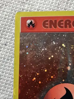 Pokemon Card Fire Energy WotC 2002 Energize League Reverse Holo LP - Image 2