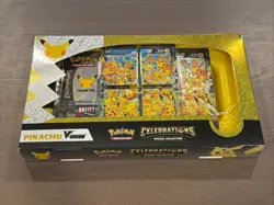 NEW! Pokemon TCG Celebrations Special Collection Box [Pikachu V-Union, 50 Cards] 820650809156 - Image 1