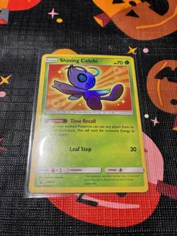 2017 Pokemon SM Black Star Promo #SM79 Shining Celebi-Holo Card - Image 1