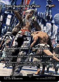 NM - Vaan, Aspiring Sky Pirate - Captain Lannery Storm (Showcase) U FINAL FANTAS - Image 1