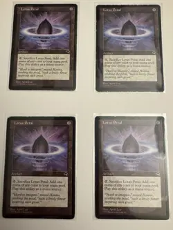 1997 Lotus Petal Artifact X 4, Tempest, Excellent condition, not played - Image 2