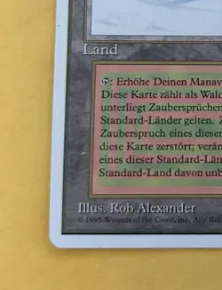 MTG Revised TAIGA NM Foreign German Dual Land - Image 4
