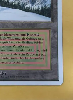 MTG Revised TAIGA NM Foreign German Dual Land - Image 5