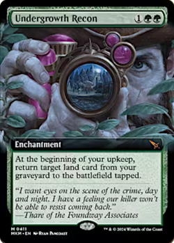 Undergrowth Recon Extended Art Murder at Karlov Manor MTG Rare - Image 1