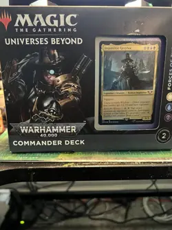 MTG:Universes Beyond Warhammer 40k Forces Of The Imperium Commander Deck Sealed - Image 1