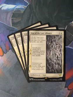 War of the Last Alliance x 4 | 7% Off 2+ | LOTR | NM | MTG - Image 1