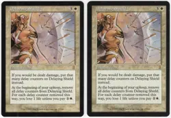 Delaying Shield x2 2x 2001 Odyssey White Rare Enchantment MTG NM AZ1 - Image 1