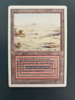 Badlands Revised Edition Regular MTG - Image 2