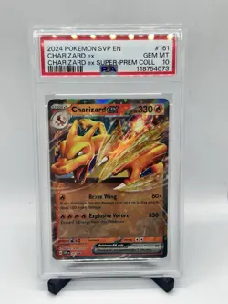 Charizard EX Pokemon TCG Black Star Promo 161 PSA 10- Super Premium Collection - Image 1