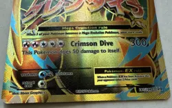 Mega Charizard EX 101/108 Evolutions Full Art Ultra Rare Holo Pokemon Card LP - Image 2