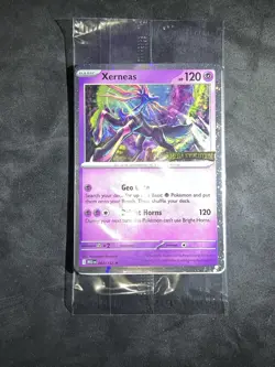 ✅Pokemon TCG Xerneas 064/132 Mega Evolution STAMPED Promo NM SEALED🇺🇸 - Image 2
